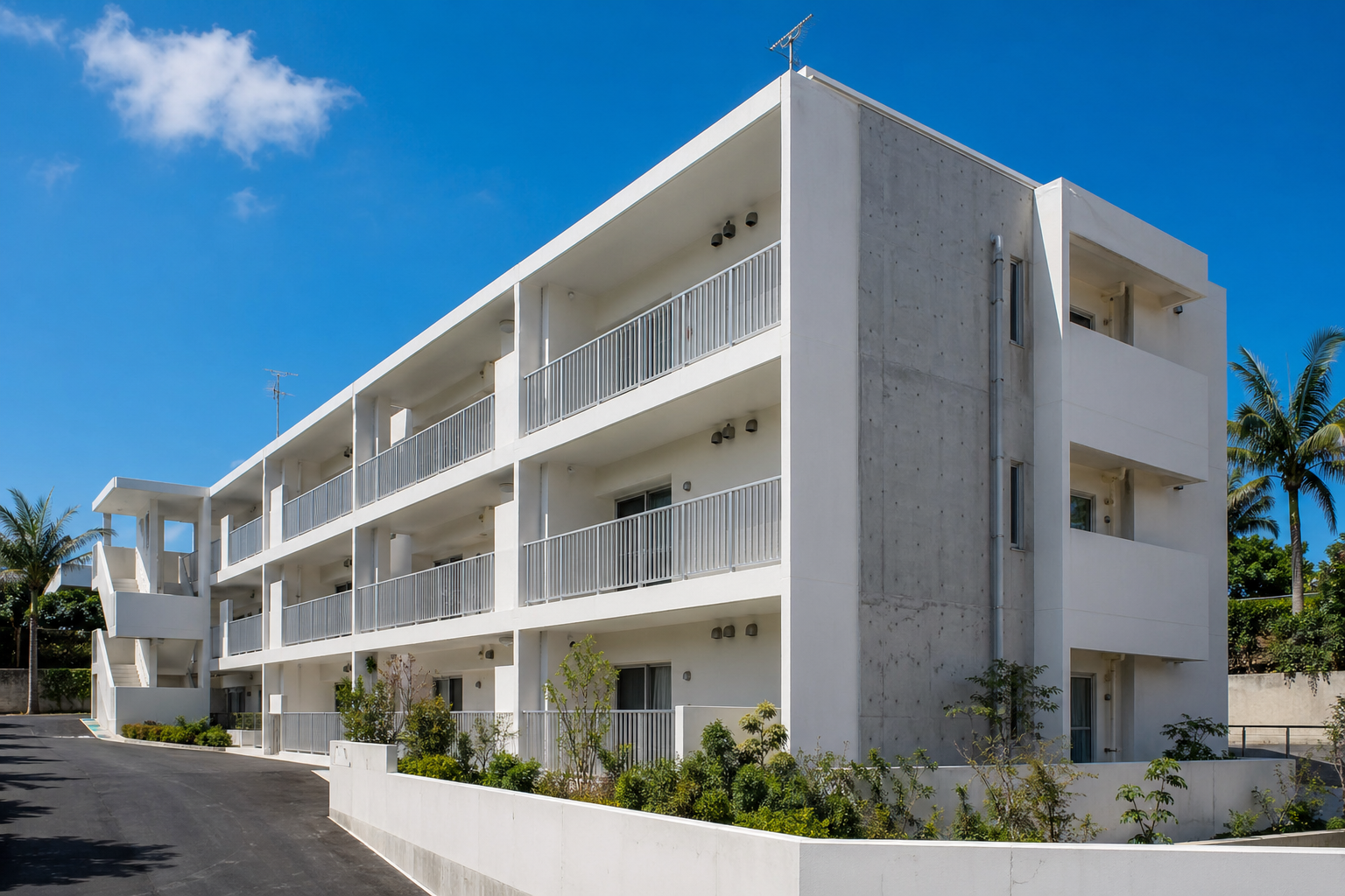 沖縄の集合住宅
